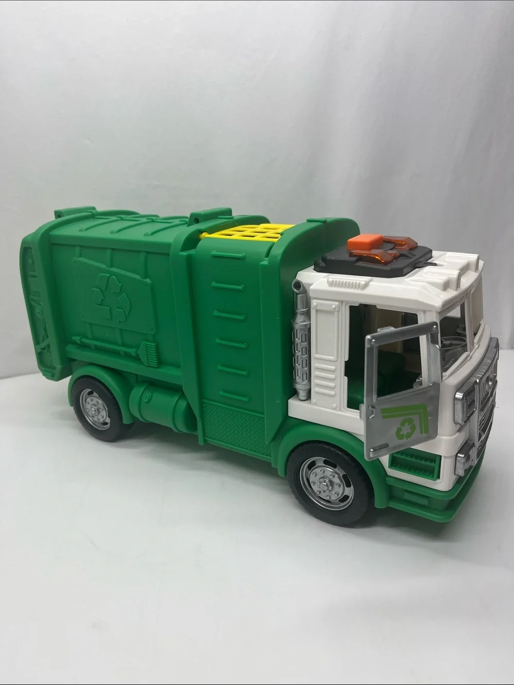Recycle Truck Toy for Kids - Green and White